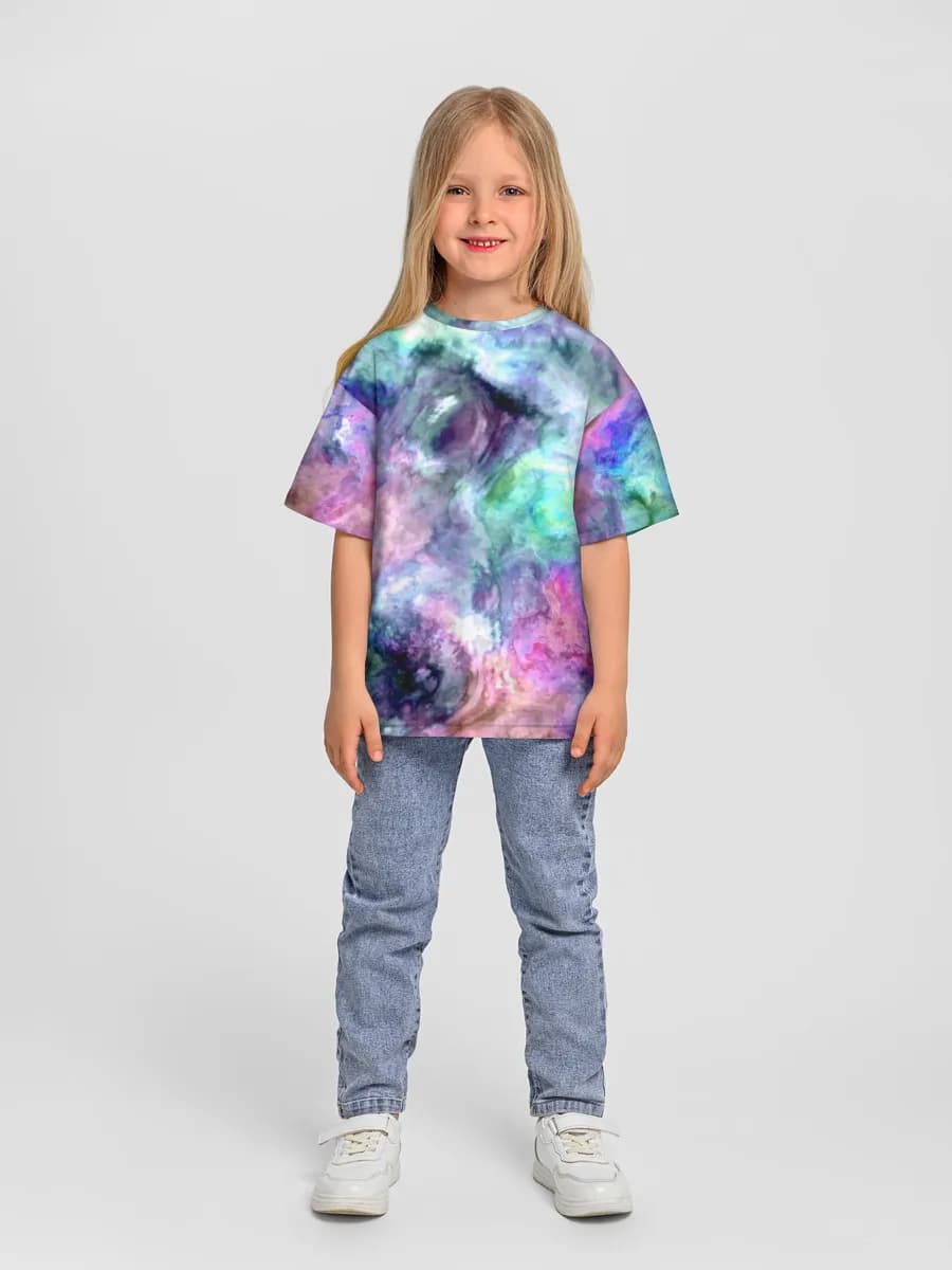 Camiseta Oversize de Algodón Niña