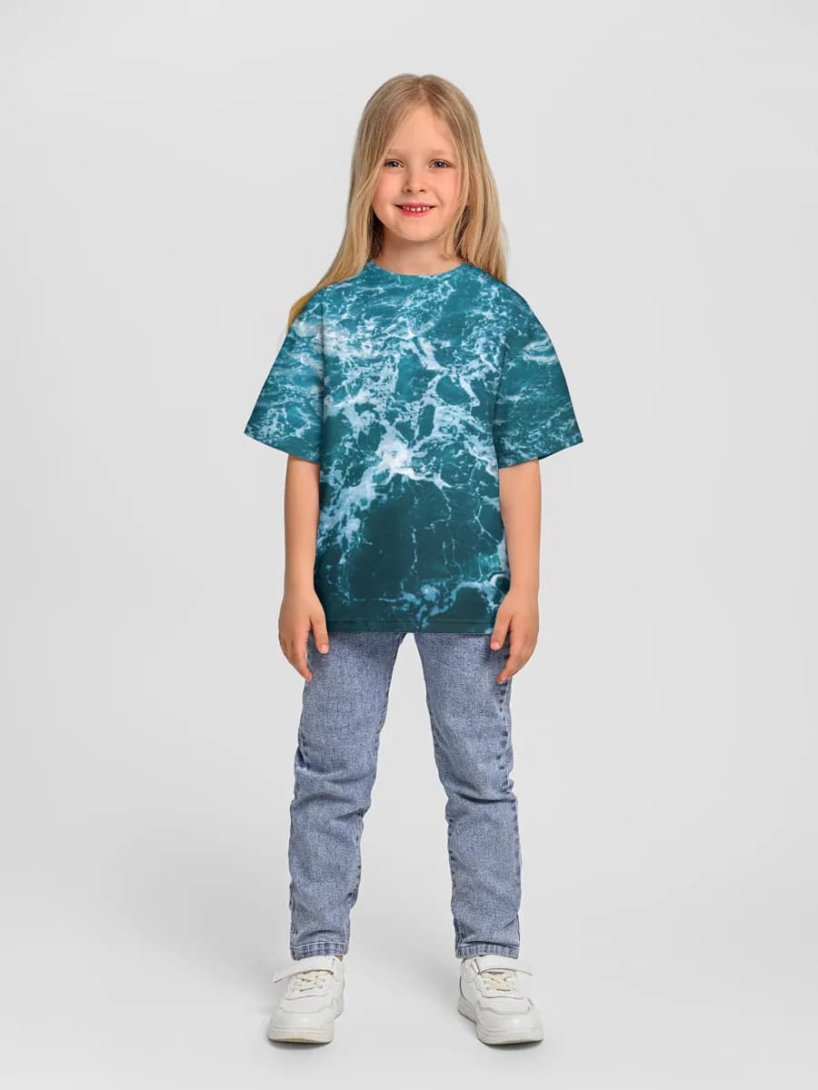 Camiseta Oversize de Algodón Niña