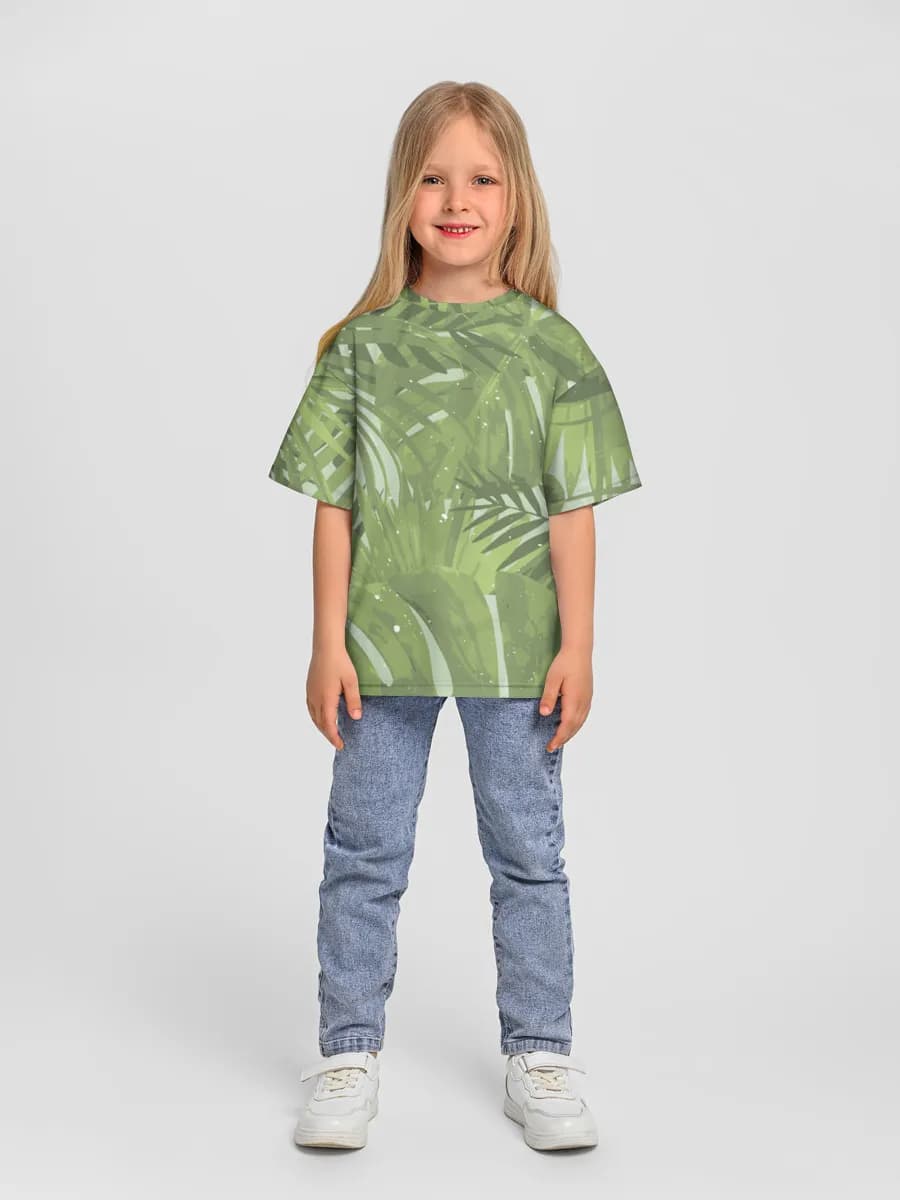 Camiseta Oversize de Algodón Niña
