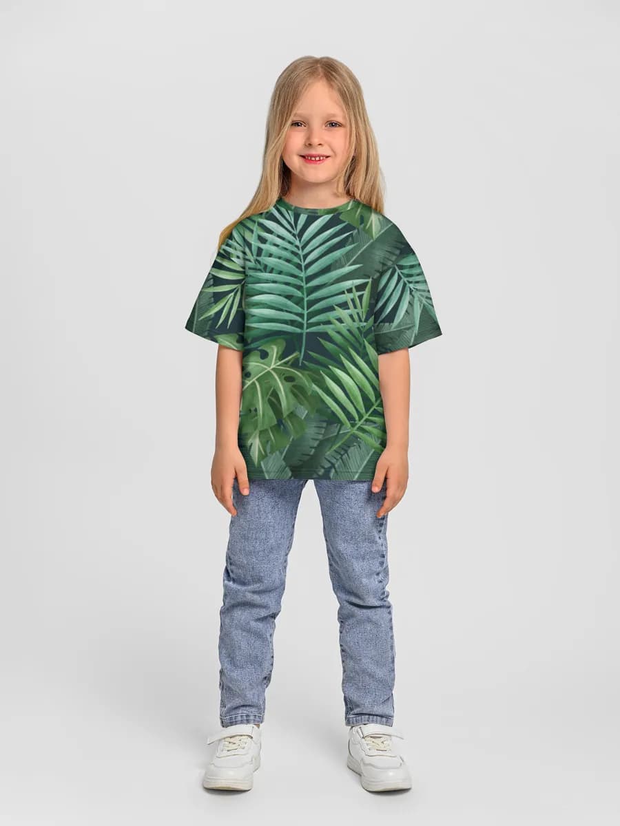 Camiseta Oversize de Algodón Niña