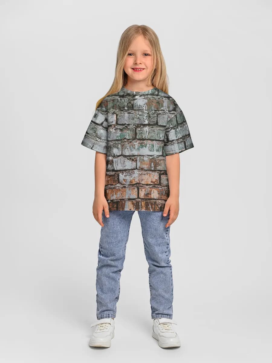 Camiseta Oversize de Algodón Niña