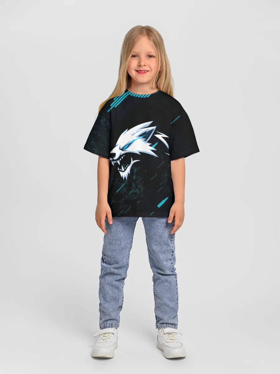 Camiseta Oversize de Algodón Niña