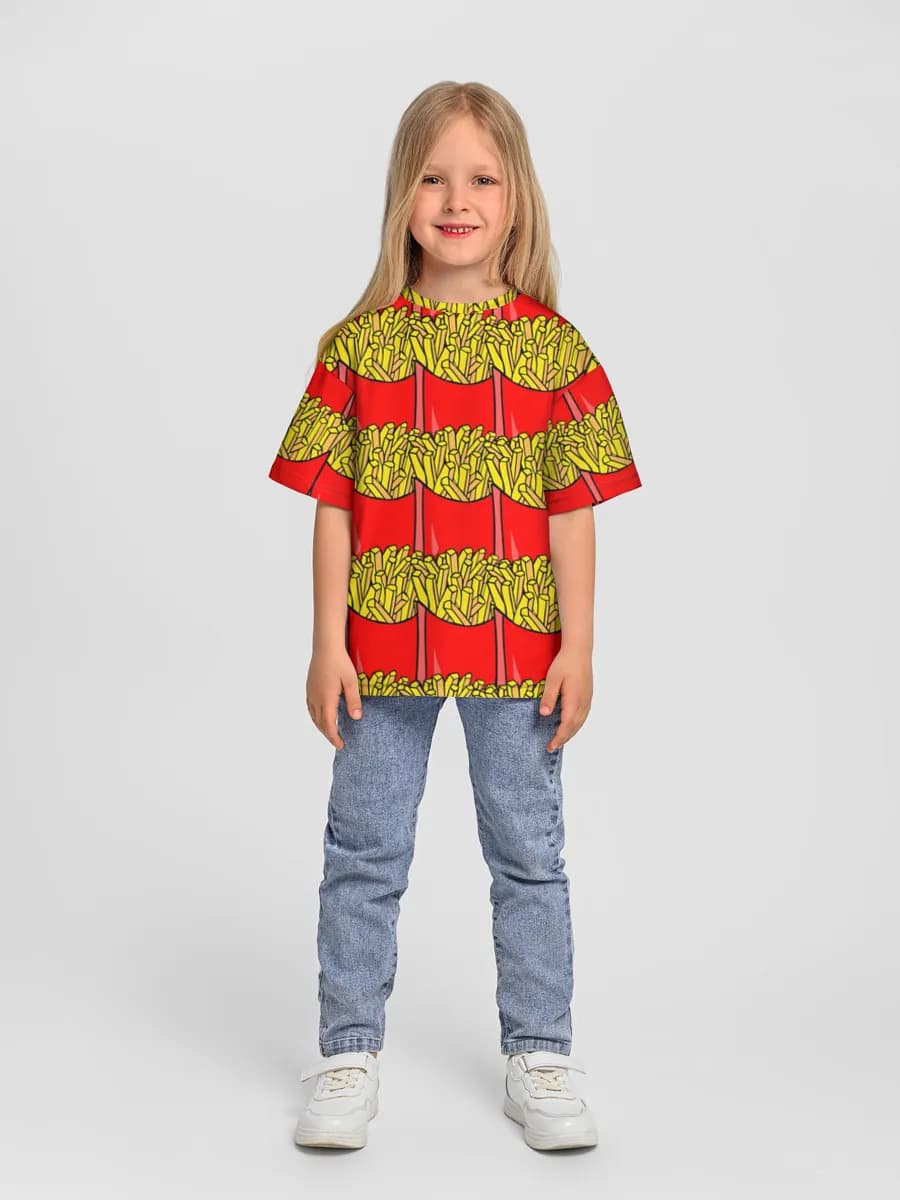 Camiseta Oversize de Algodón Niña