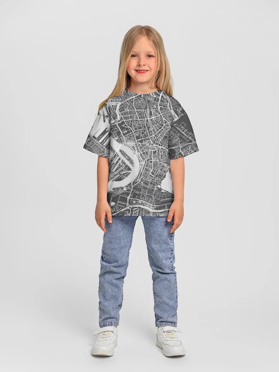 T-shirt coton oversize fille