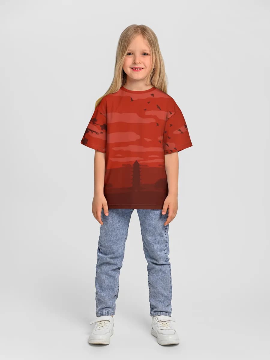 T-shirt coton oversize fille