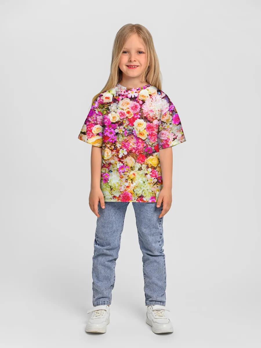 Camiseta Oversize de Algodón Niña