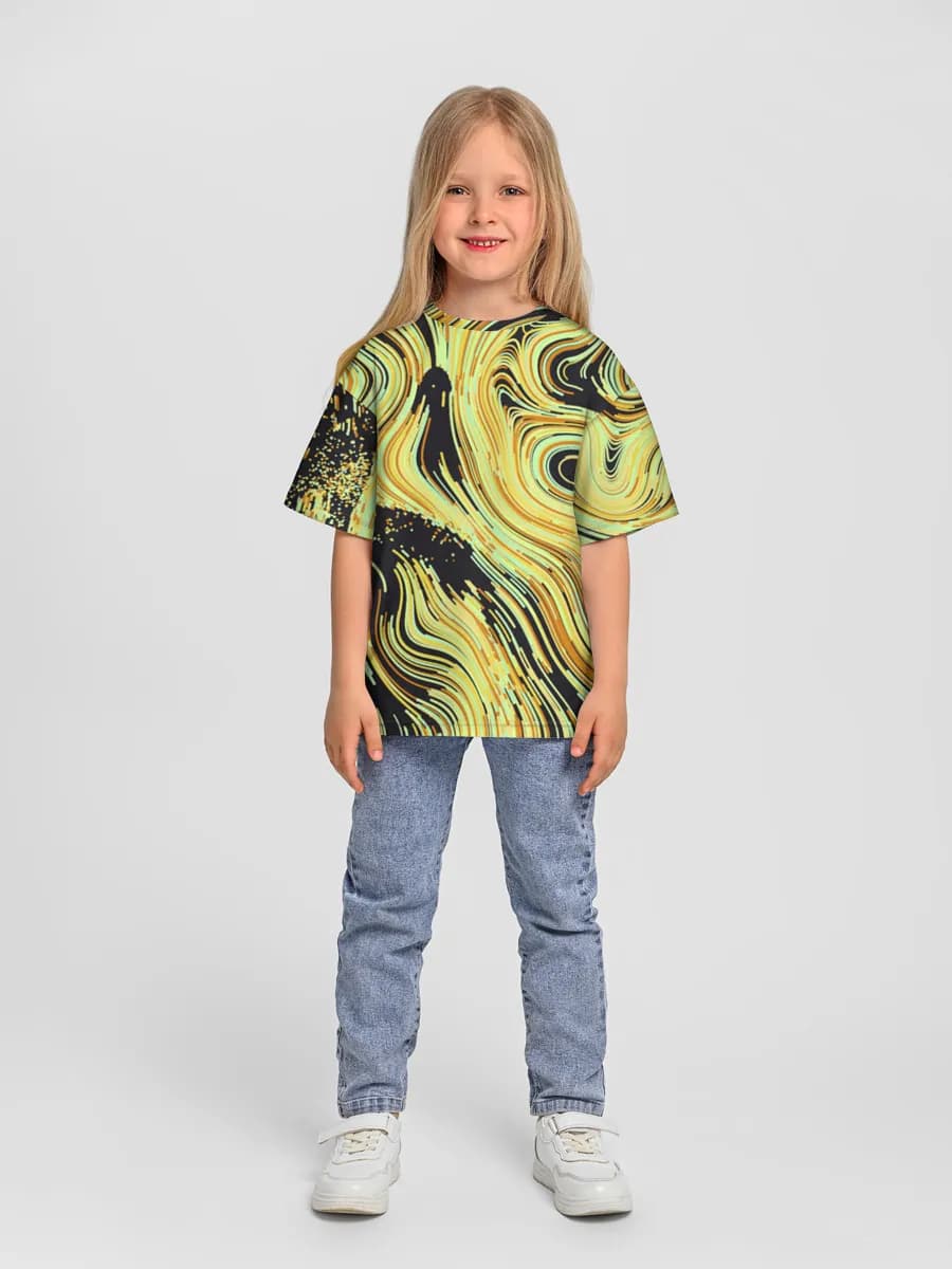 Camiseta Oversize de Algodón Niña