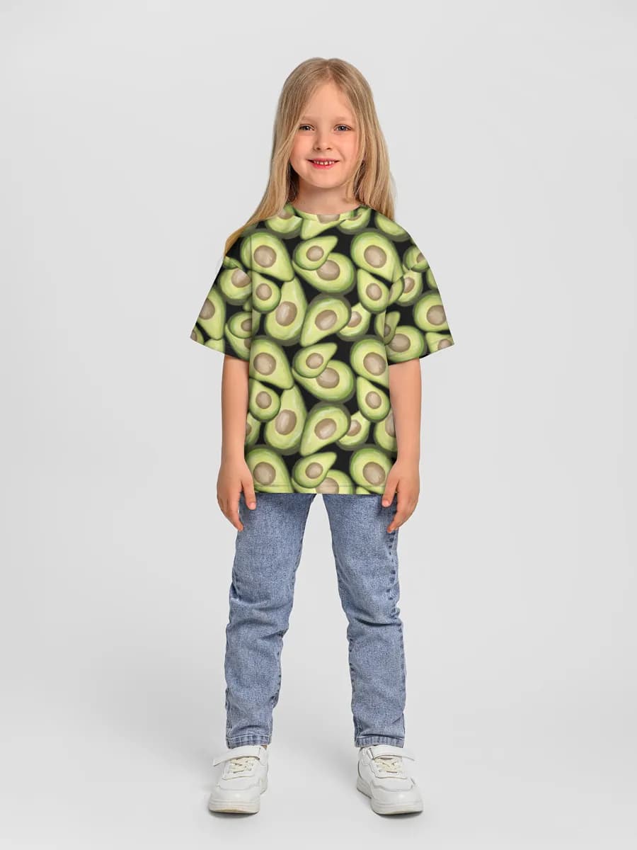 Camiseta Oversize de Algodón Niña