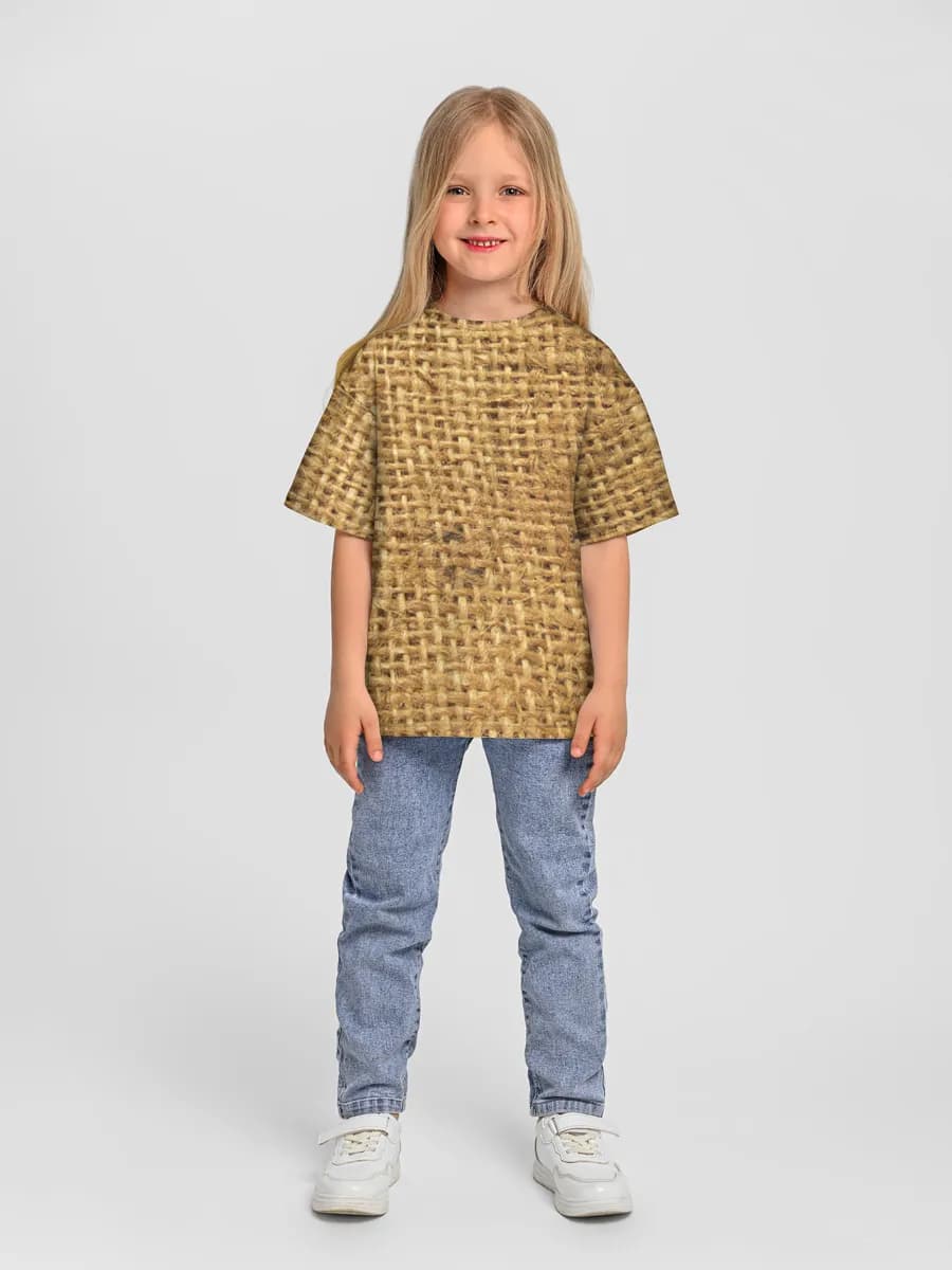 Oversized Baumwoll-T-Shirt Mädchen