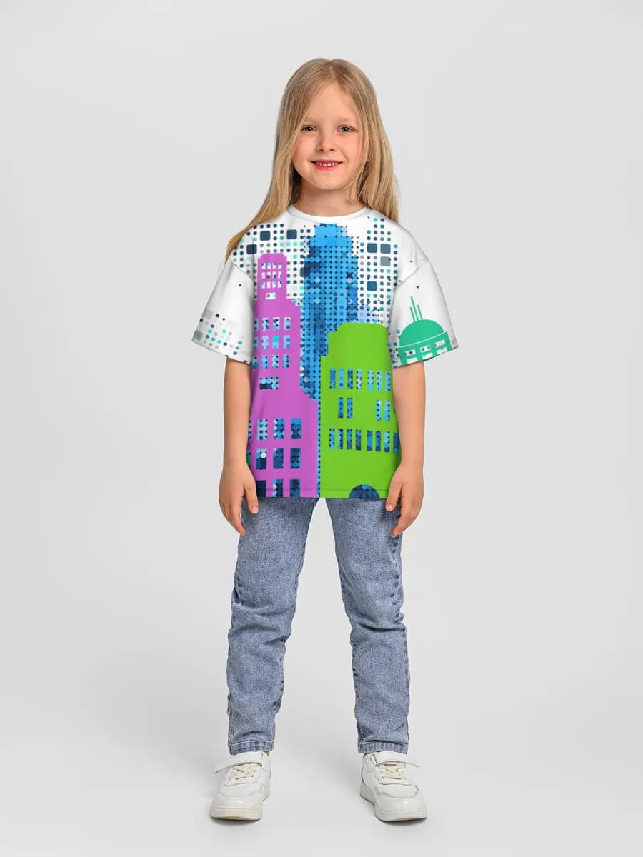 T-shirt coton oversize fille