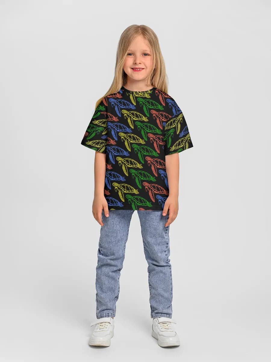 T-shirt coton oversize fille