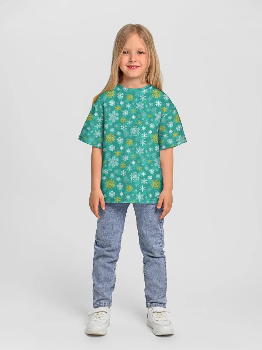 Camiseta Oversize de Algodón Niña