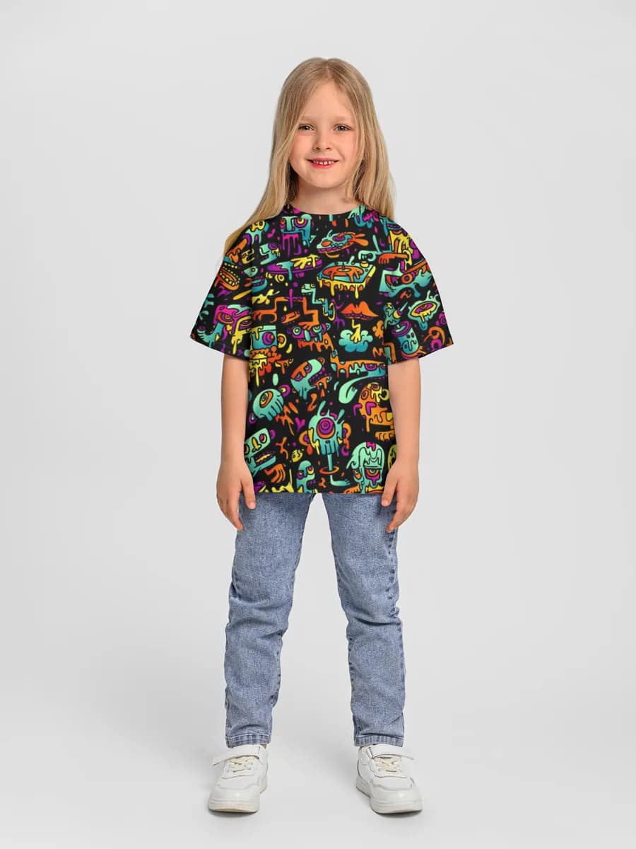 T-shirt coton oversize fille