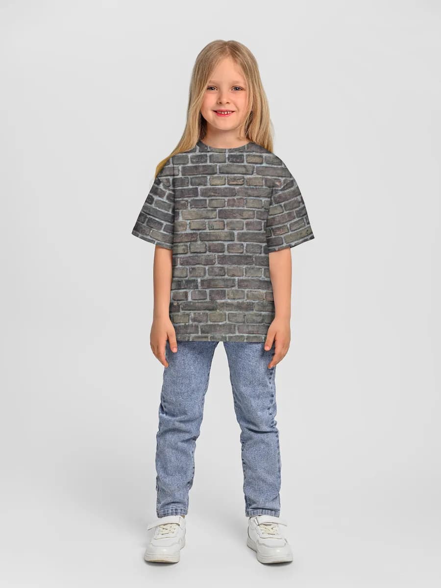 Camiseta Oversize de Algodón Niña