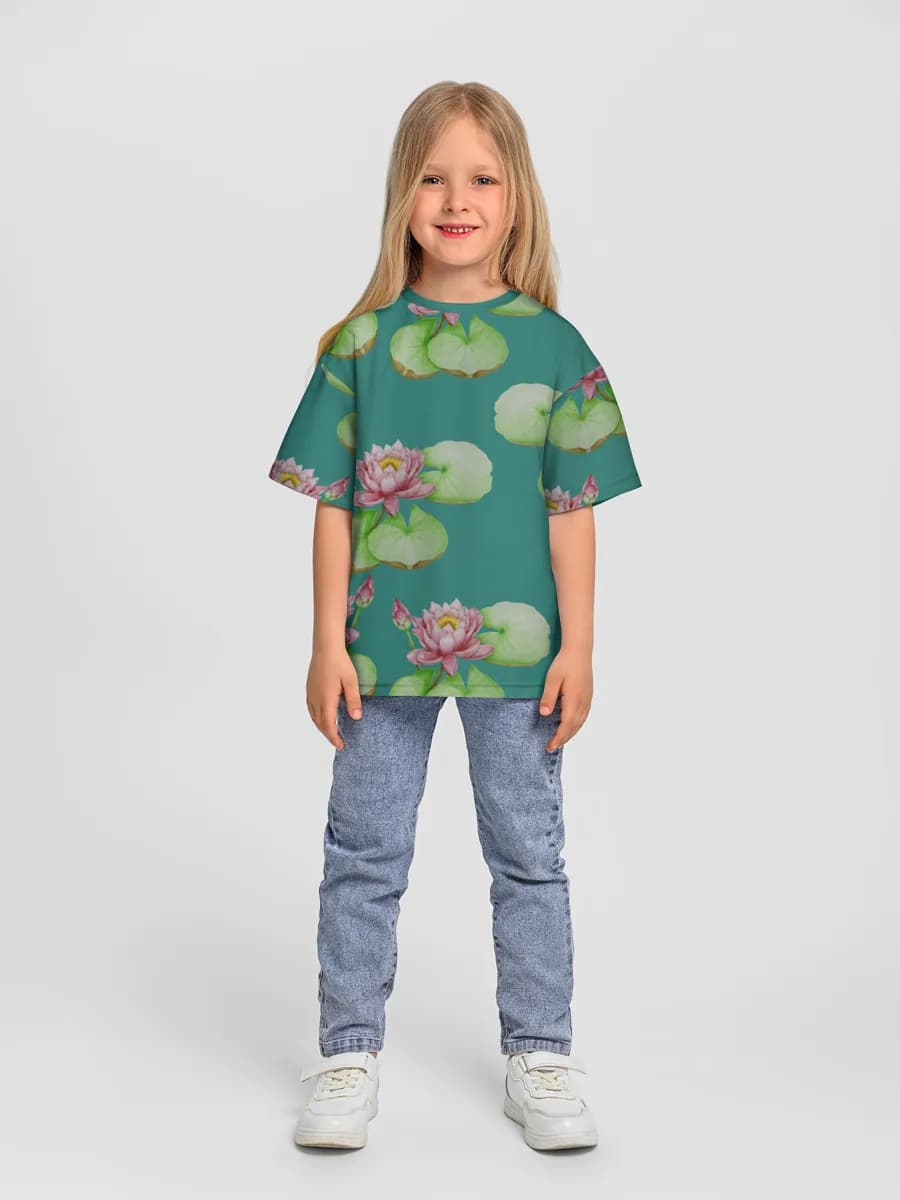 Camiseta Oversize de Algodón Niña