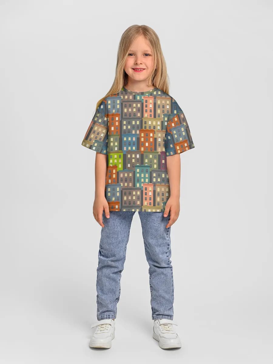 T-shirt coton oversize fille