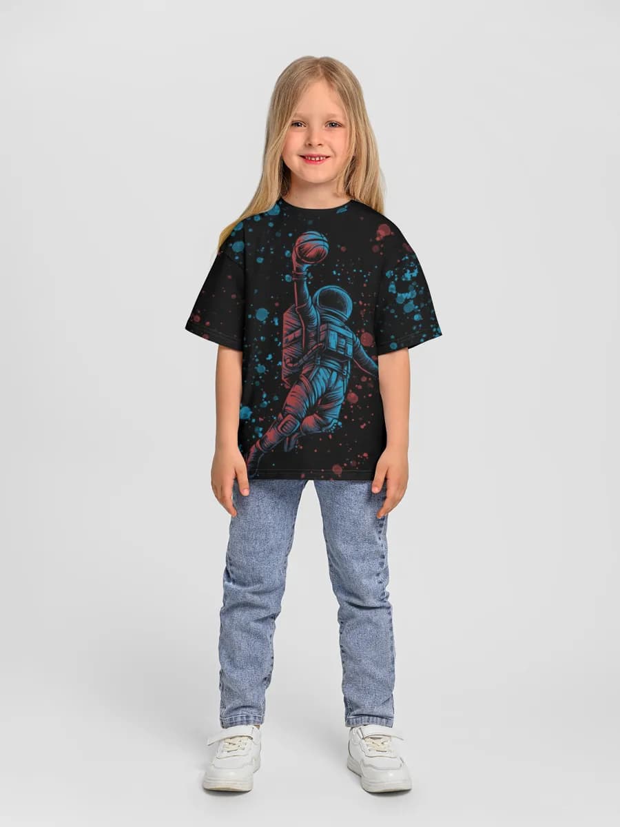 T-shirt coton oversize fille