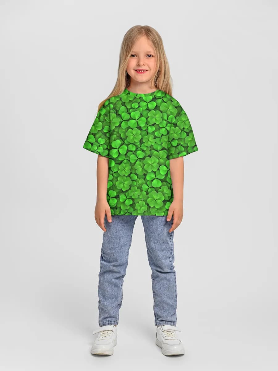 Camiseta Oversize de Algodón Niña