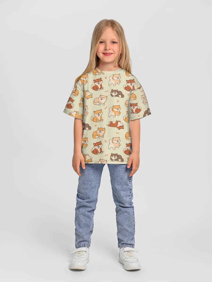T-shirt coton oversize fille