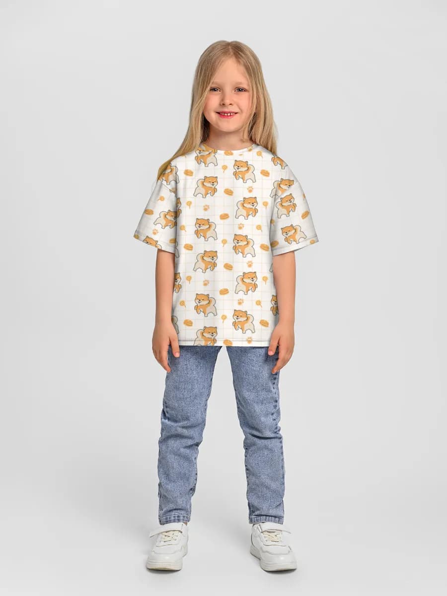 T-shirt coton oversize fille