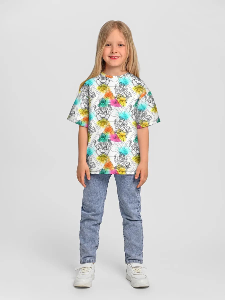 T-shirt coton oversize fille