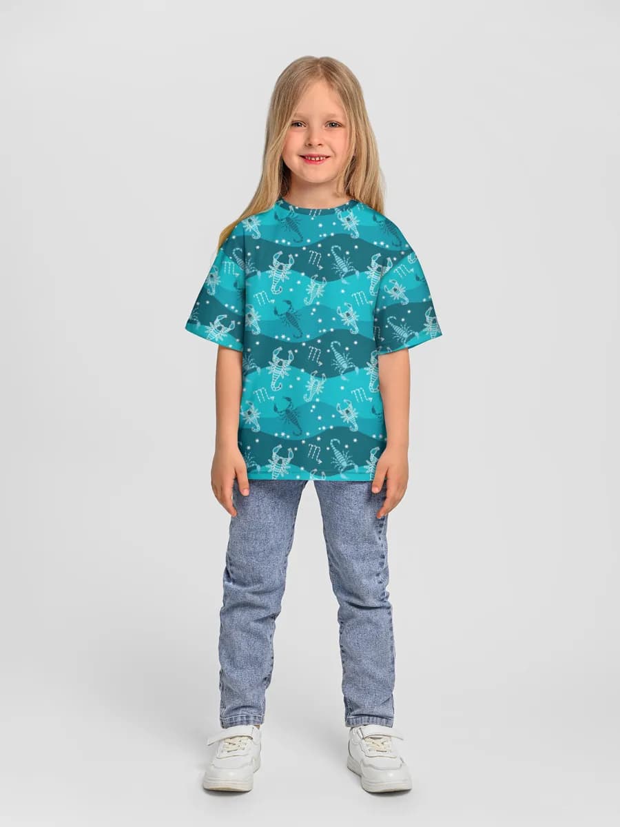 Camiseta Oversize de Algodón Niña