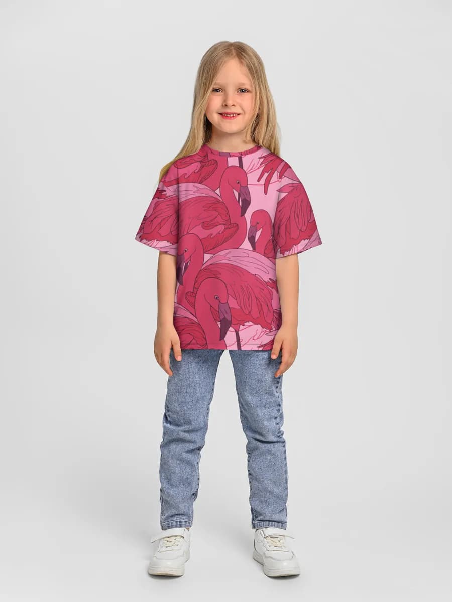 Camiseta Oversize de Algodón Niña