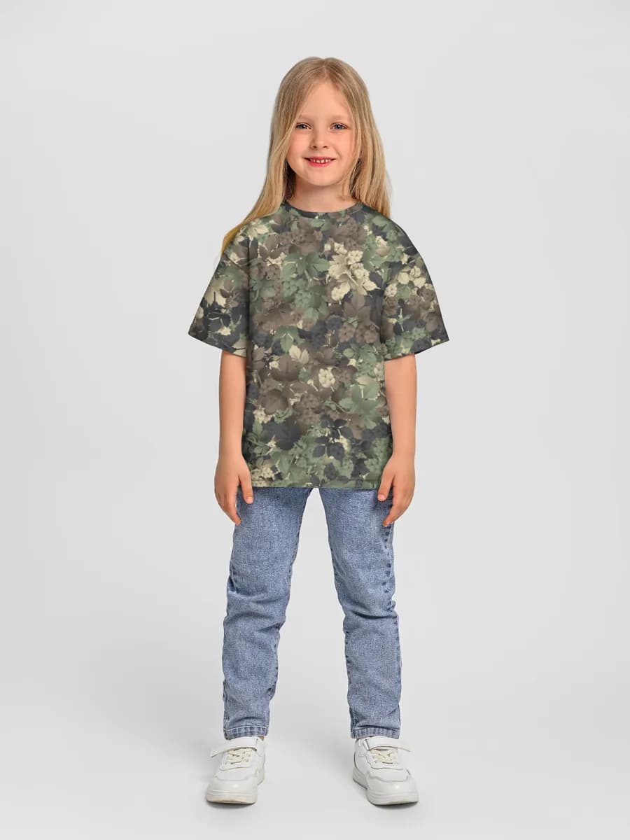 Camiseta Oversize de Algodón Niña