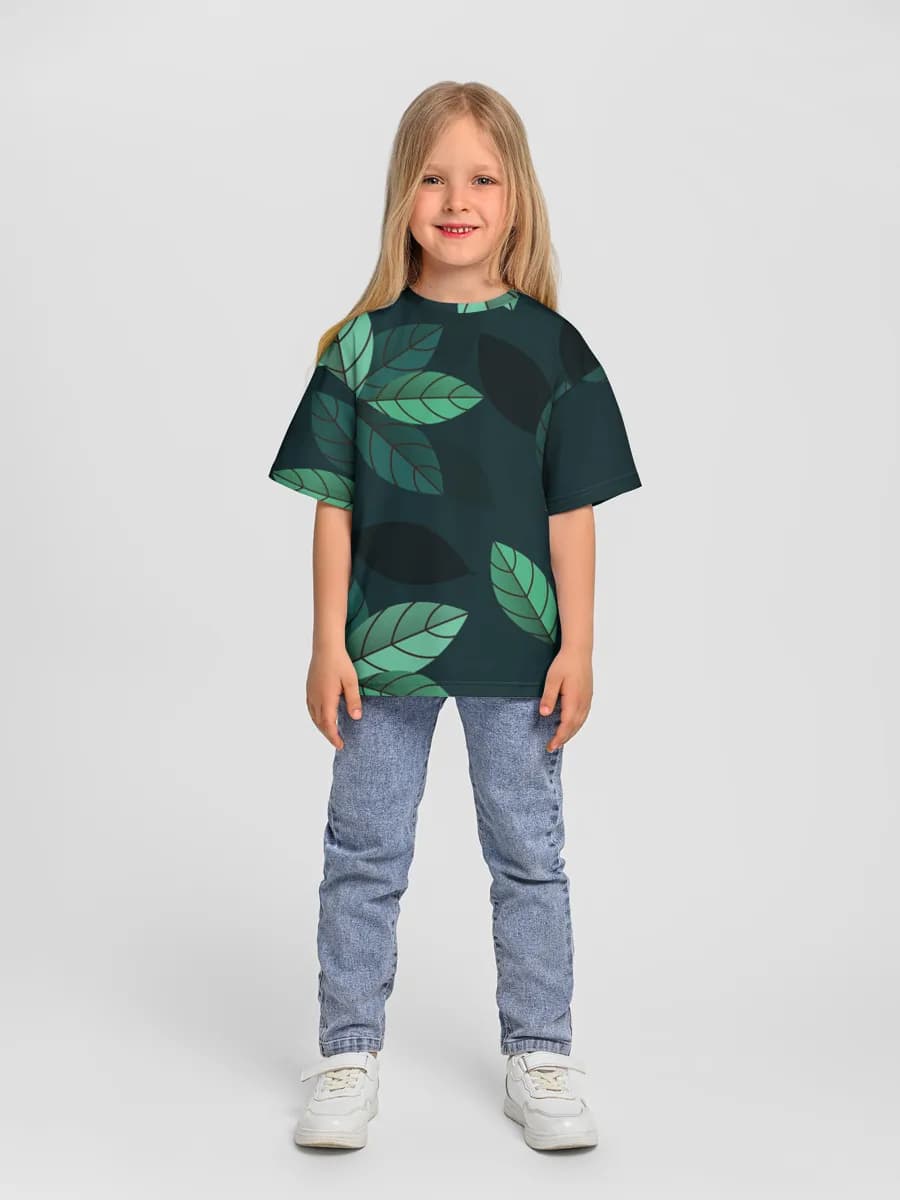 Camiseta Oversize de Algodón Niña