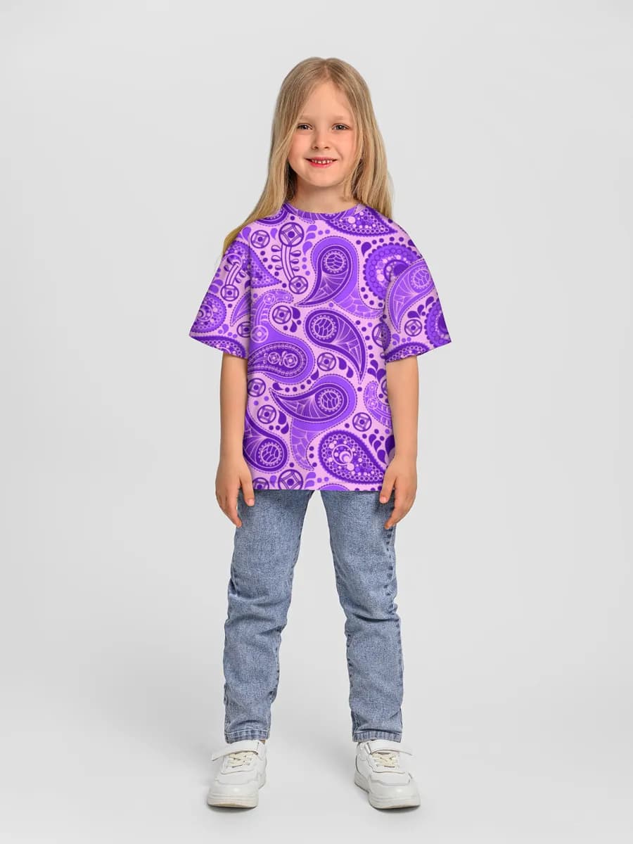 Camiseta Oversize de Algodón Niña