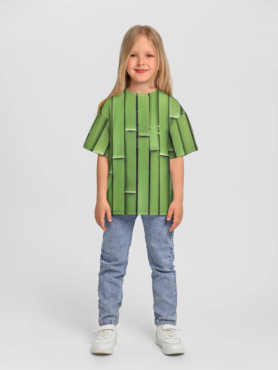 Camiseta Oversize de Algodón Niña