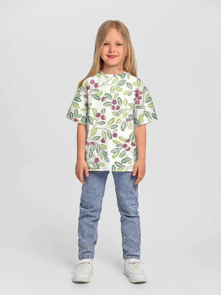 Camiseta Oversize de Algodón Niña