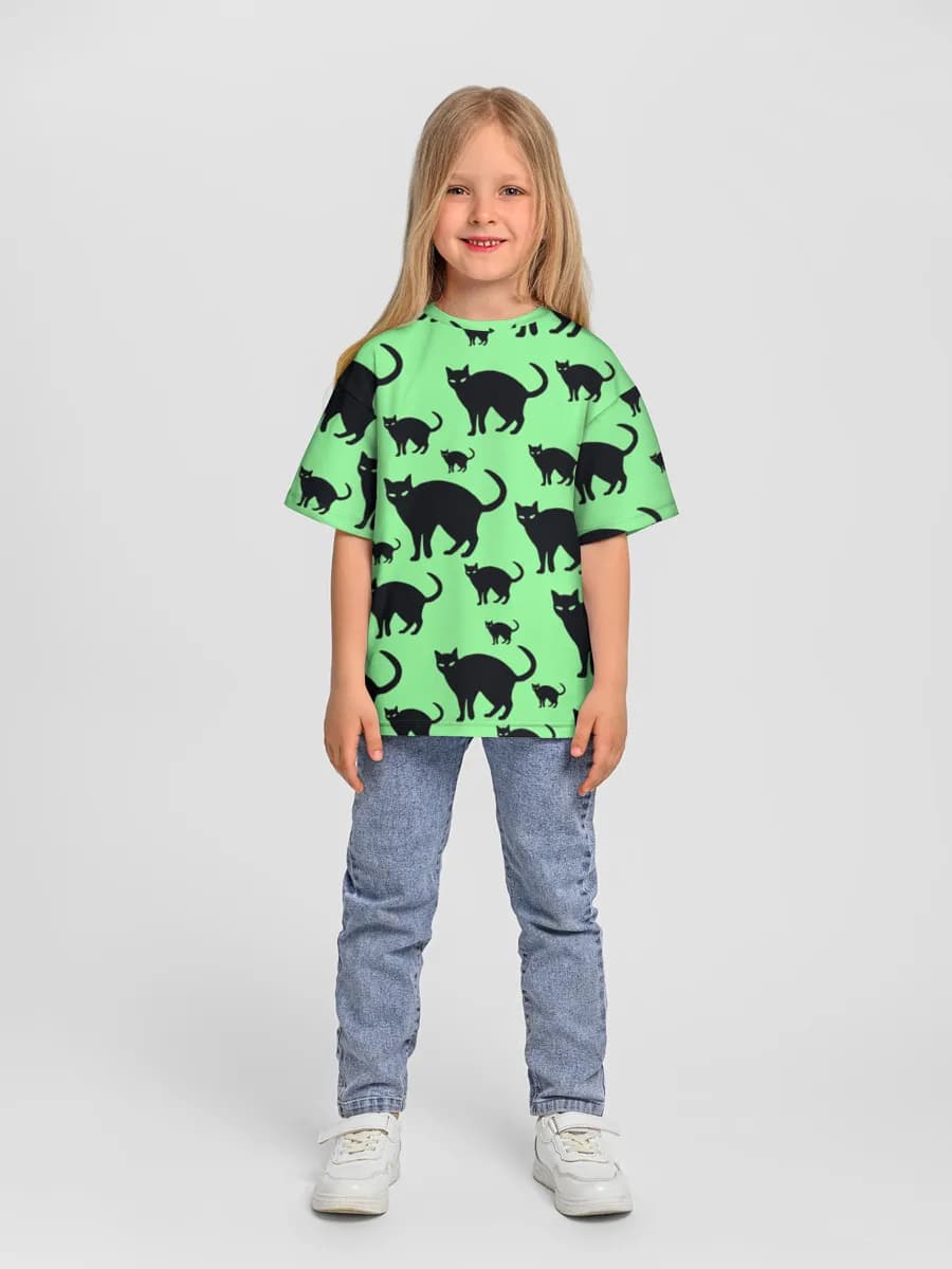 T-shirt coton oversize fille
