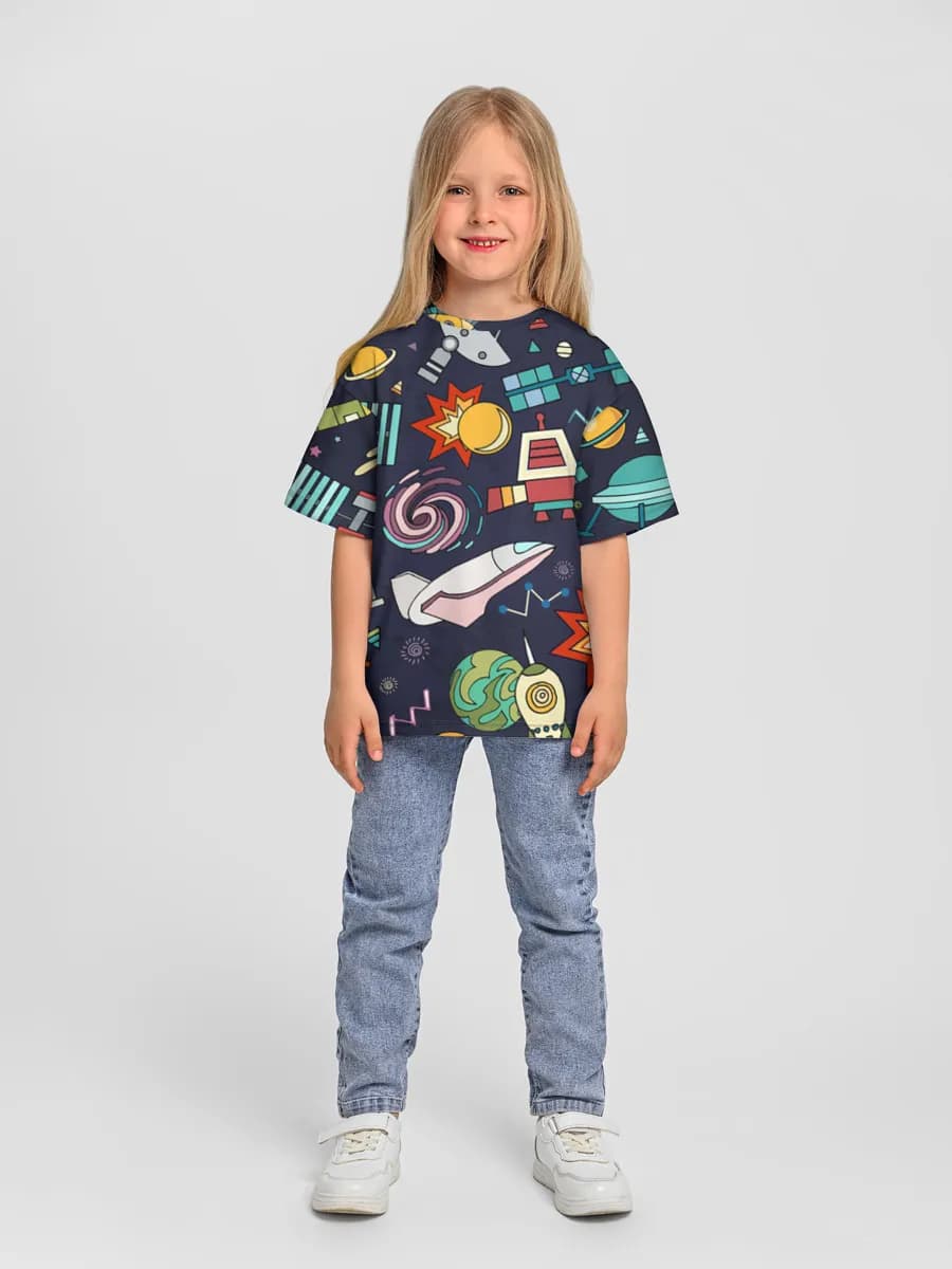 T-shirt coton oversize fille