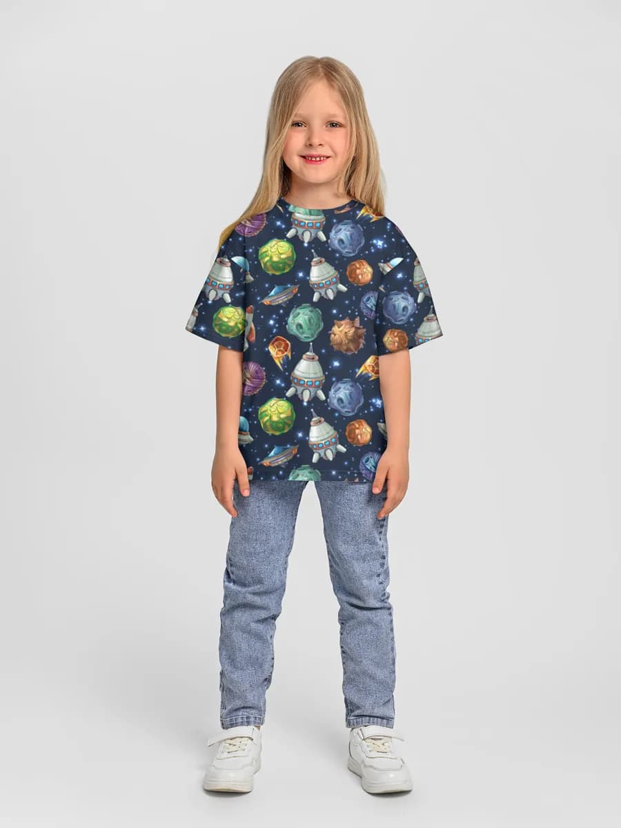 T-shirt coton oversize fille