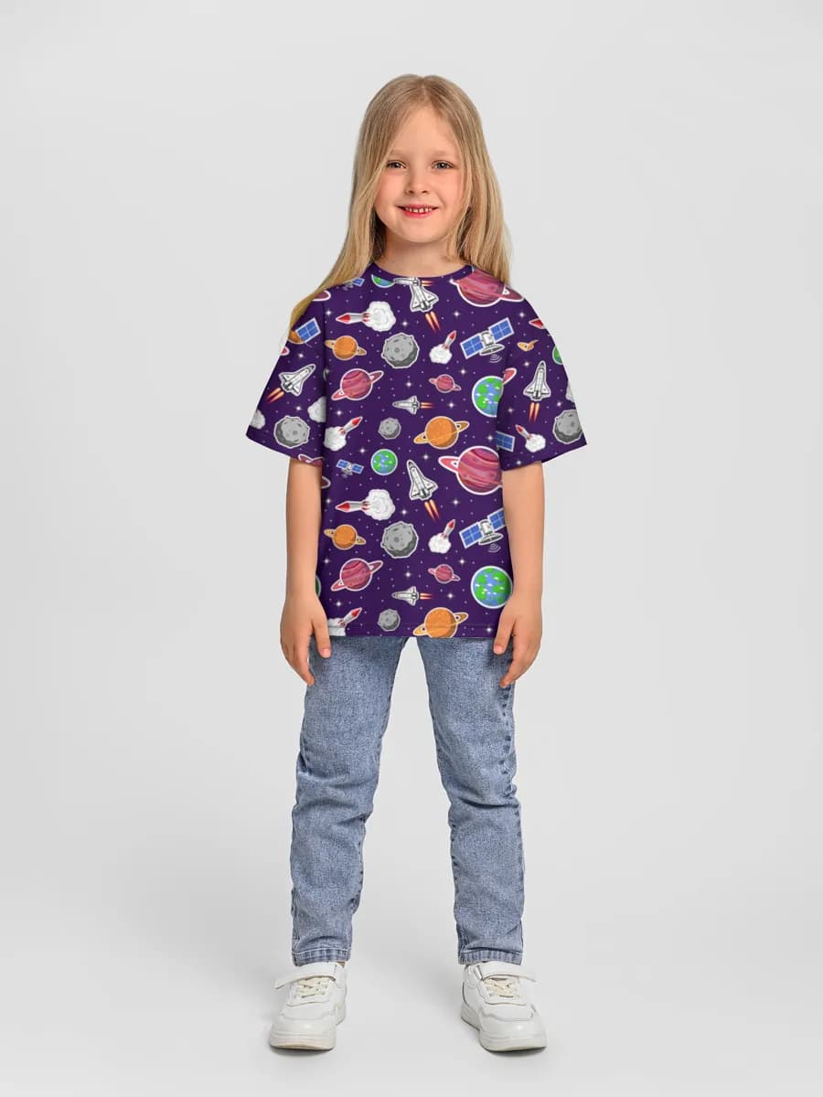 T-shirt coton oversize fille