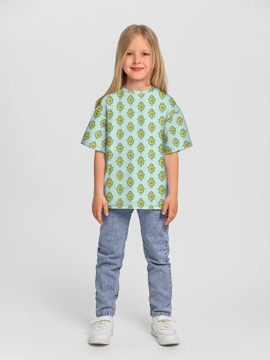 Camiseta Oversize de Algodón Niña