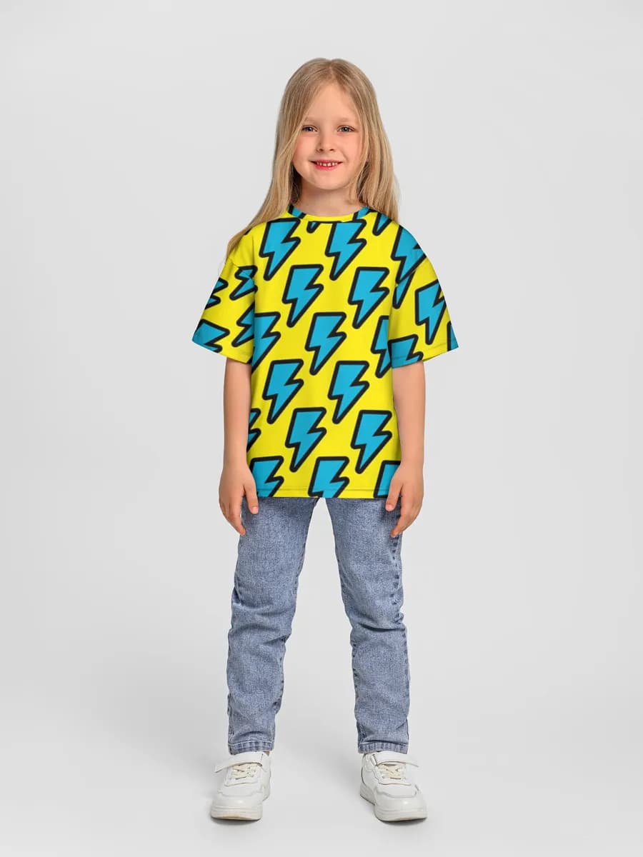 Oversized Baumwoll-T-Shirt Mädchen