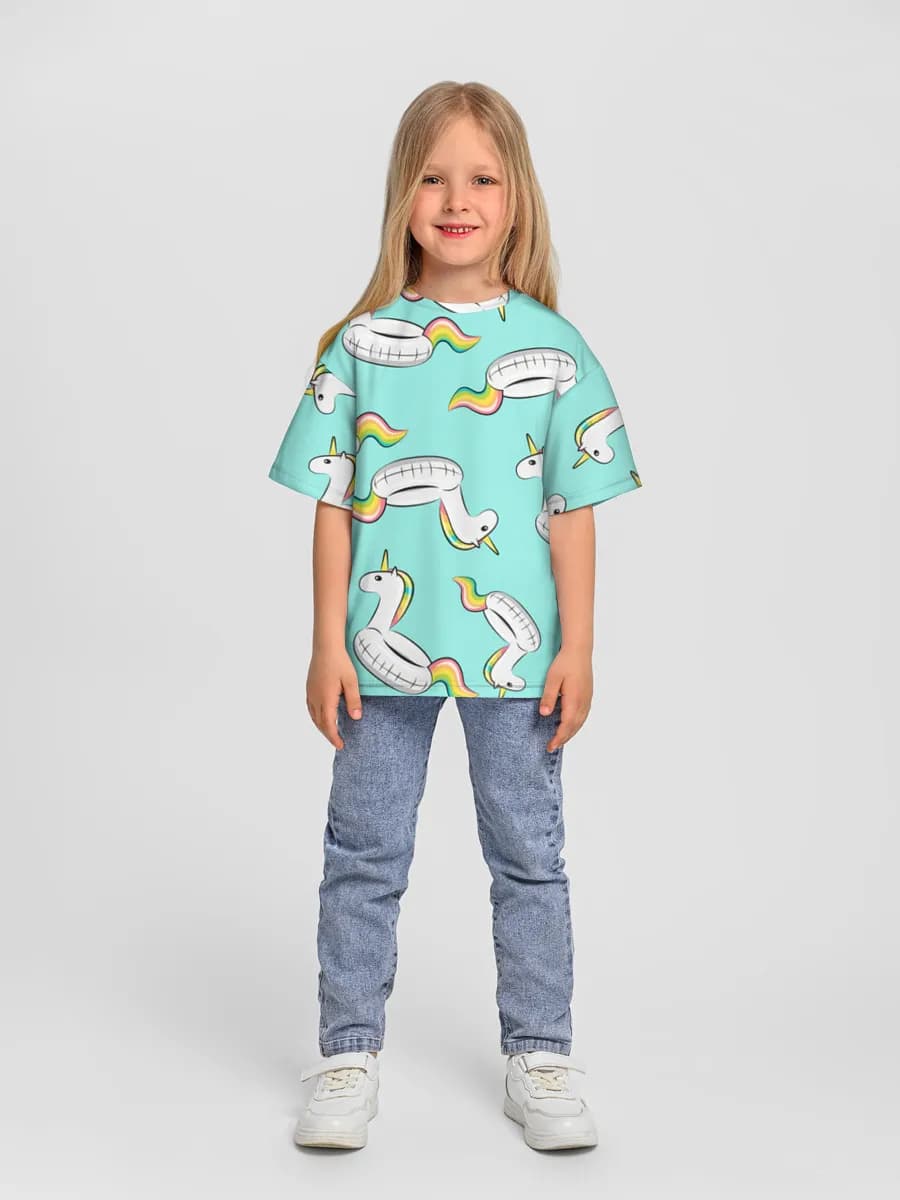 T-shirt coton oversize fille