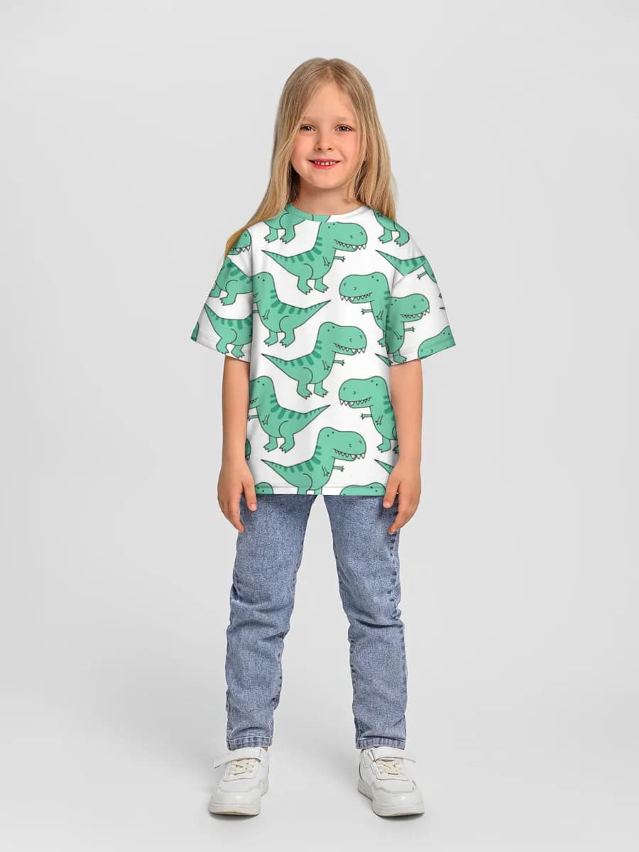 T-shirt coton oversize fille