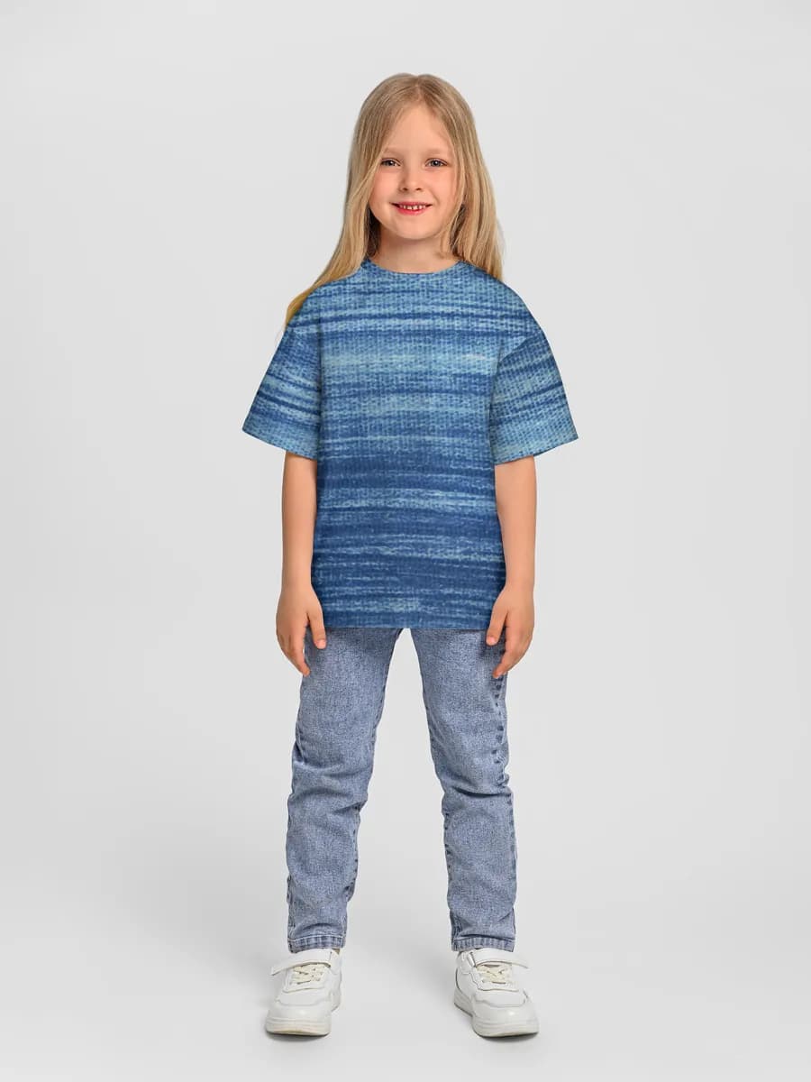 Camiseta Oversize de Algodón Niña