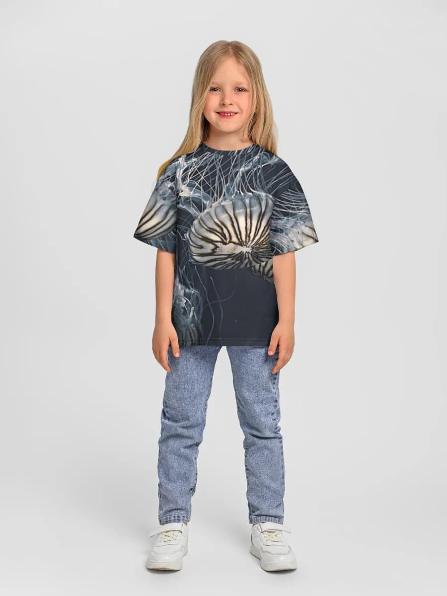 Camiseta Oversize de Algodón Niña