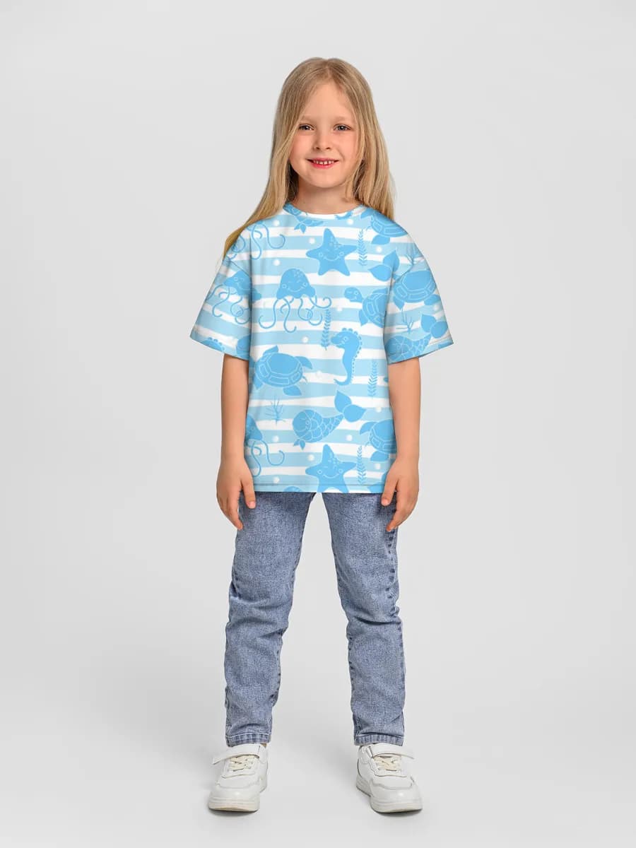 T-shirt coton oversize fille