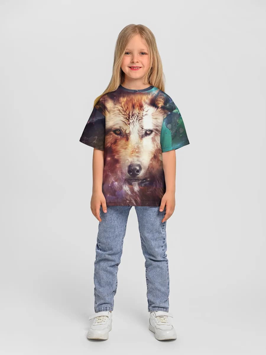 Camiseta Oversize de Algodón Niña