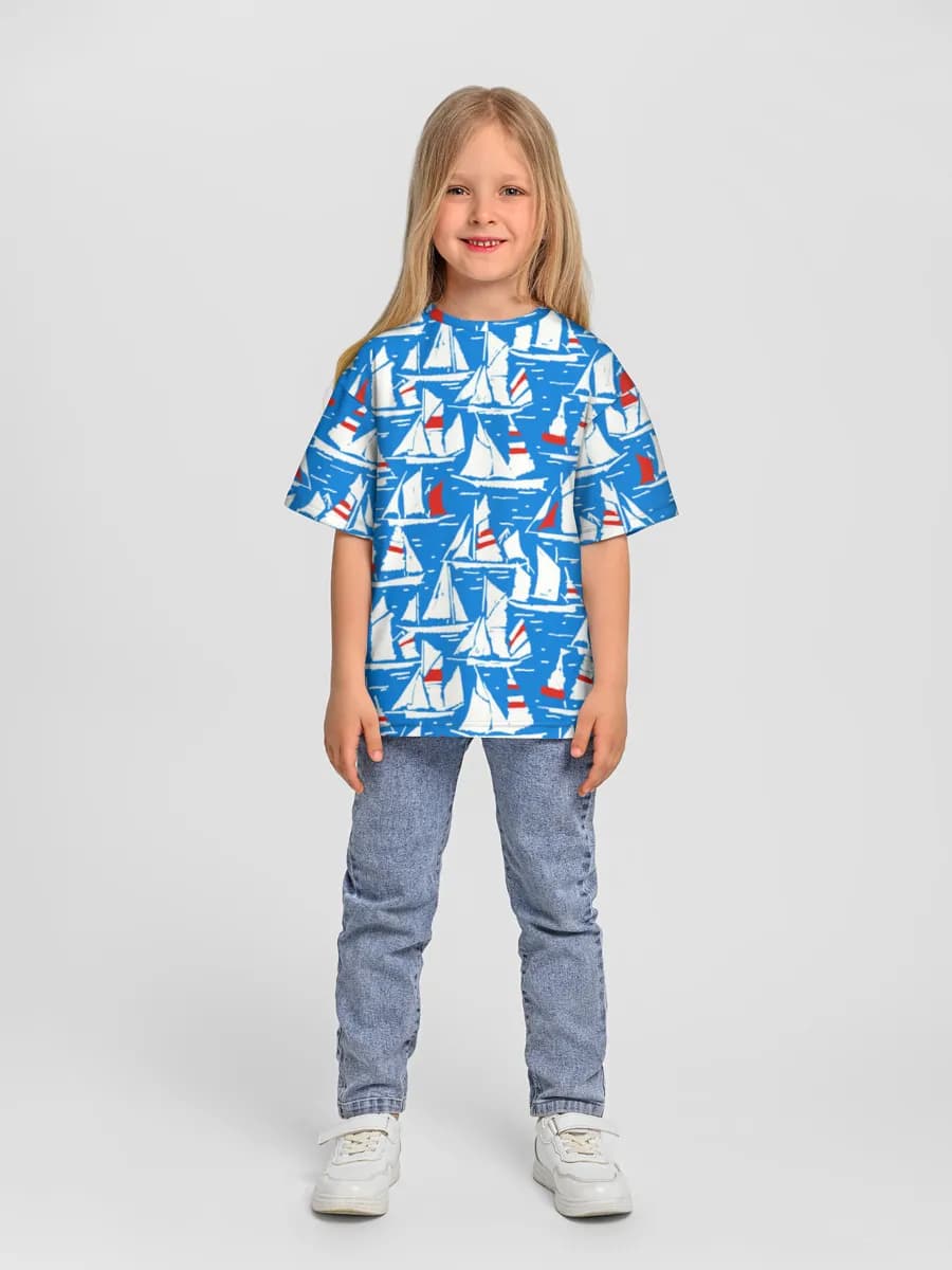 T-shirt coton oversize fille
