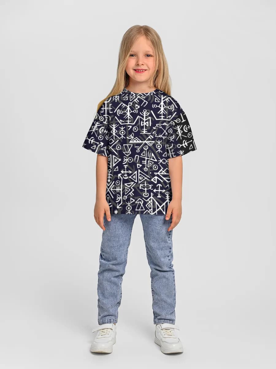 Camiseta Oversize de Algodón Niña