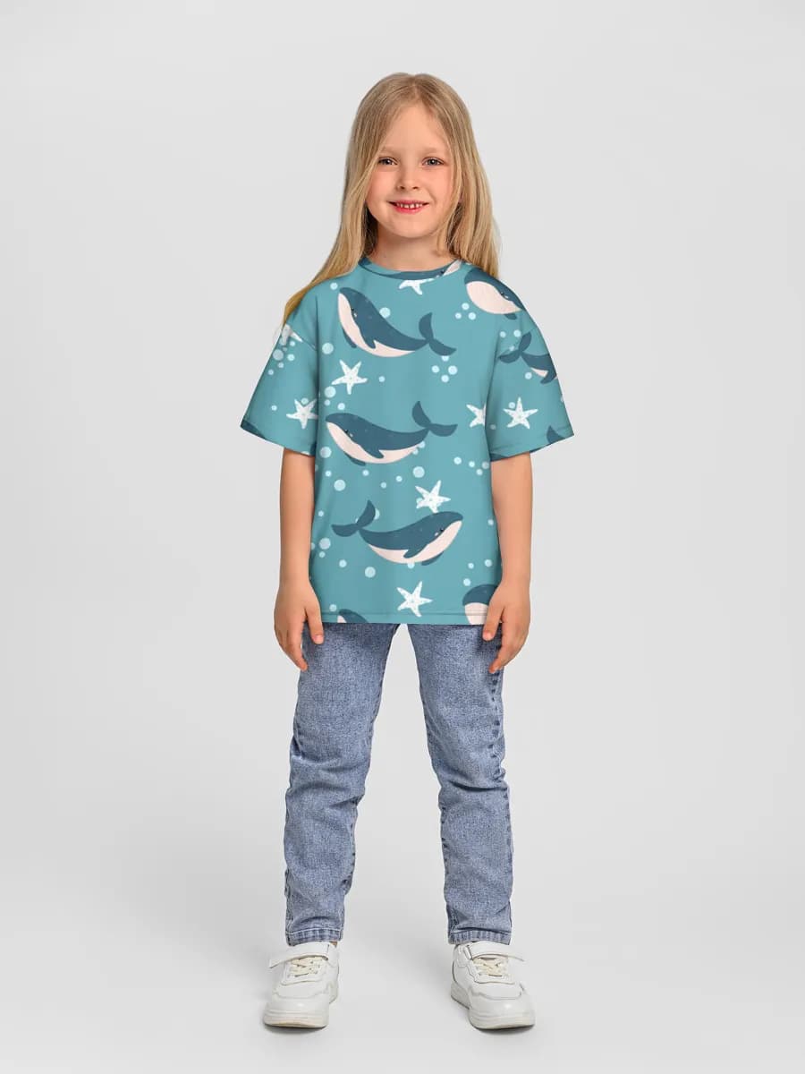 T-shirt coton oversize fille
