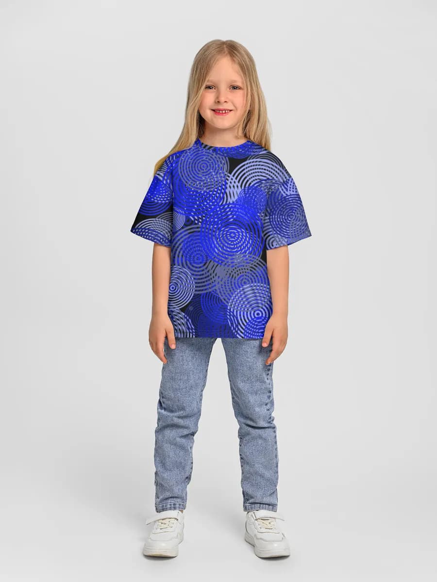 女の子 ビッグシルエット コットンTシャツ
