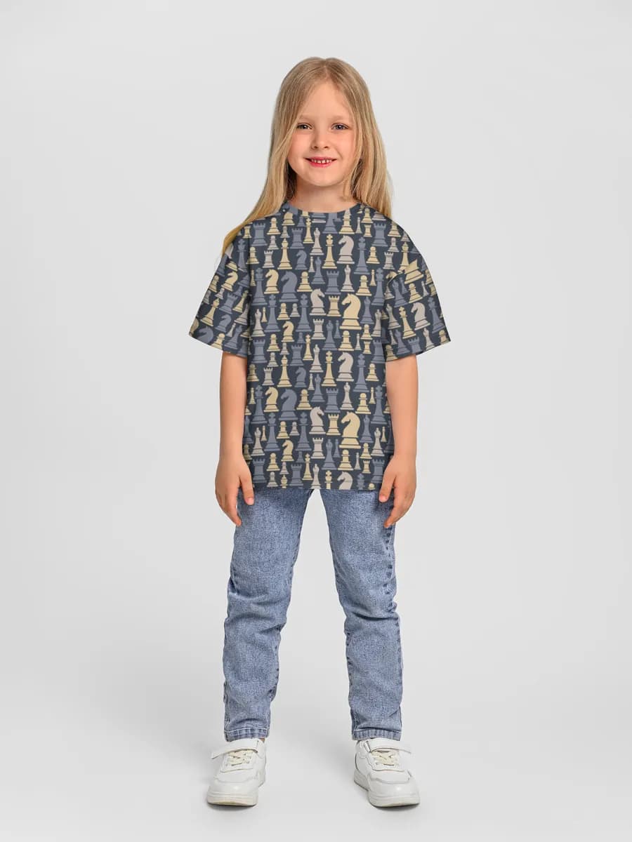 Camiseta Oversize de Algodón Niña