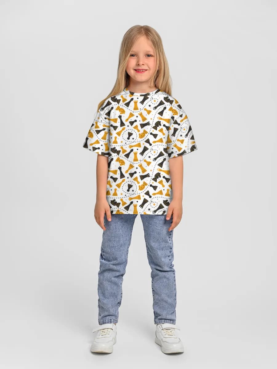 Camiseta Oversize de Algodón Niña